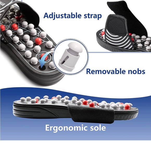 💥HOST PICK💥BYRIVER Acupressure Massager Jade Stone Acupoint Reflexology Sandal - Picture 4 of 8